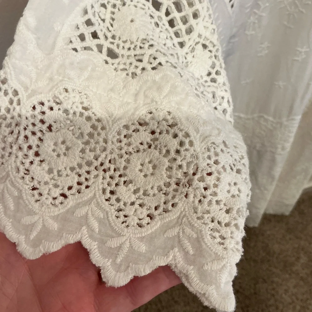 Ulla Johnson White Lace 100% cotton dress - Picture 5 of 9